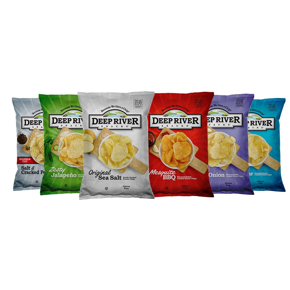 Deep River Snacks Variety Chips Snack Packs – Kosher & Gluten Free